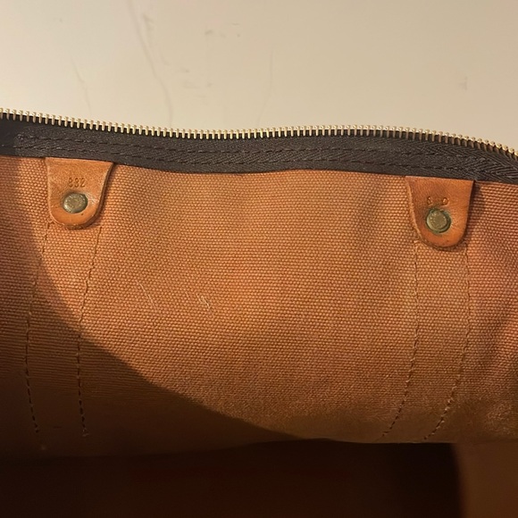 💯 Authentic Louis Vuitton Keepall 50 Monogram Vintage - Picture 10 of 15